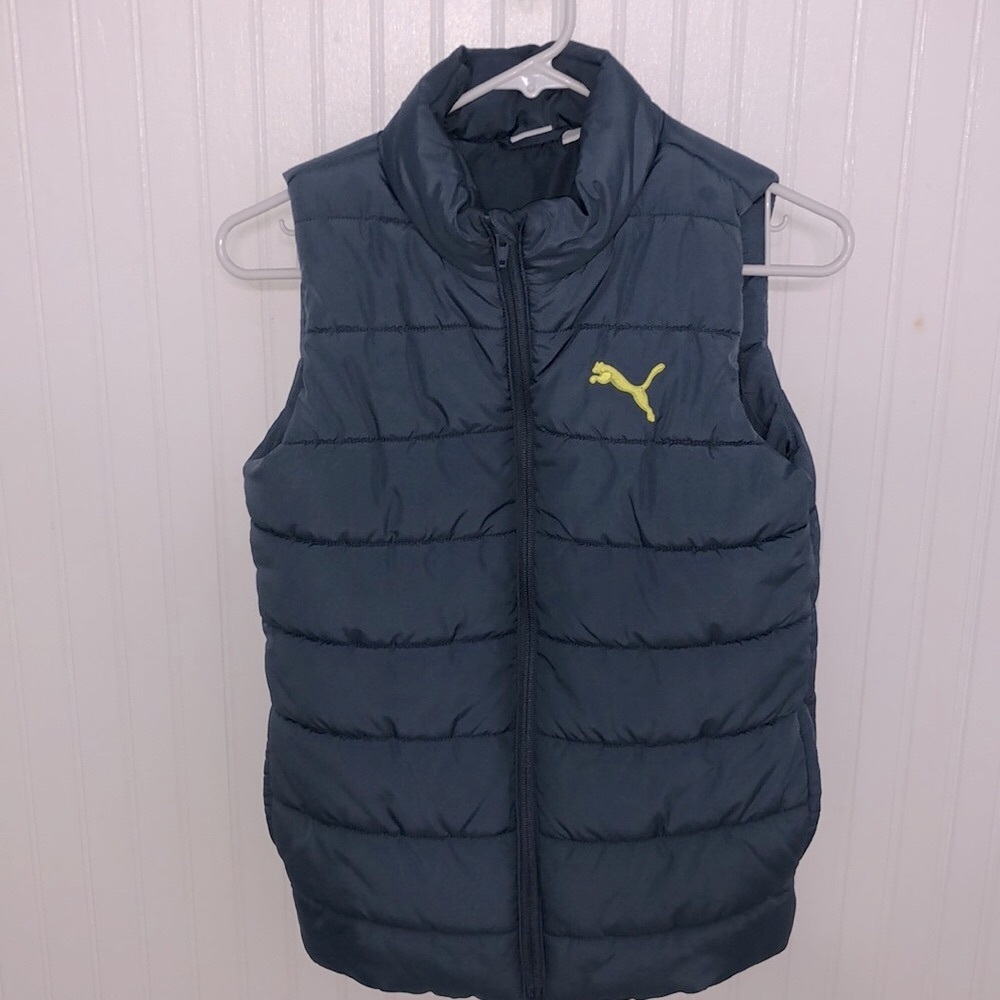 PUMAyouthPUFFER VEST youth 10/12 Washable LIKE NEW